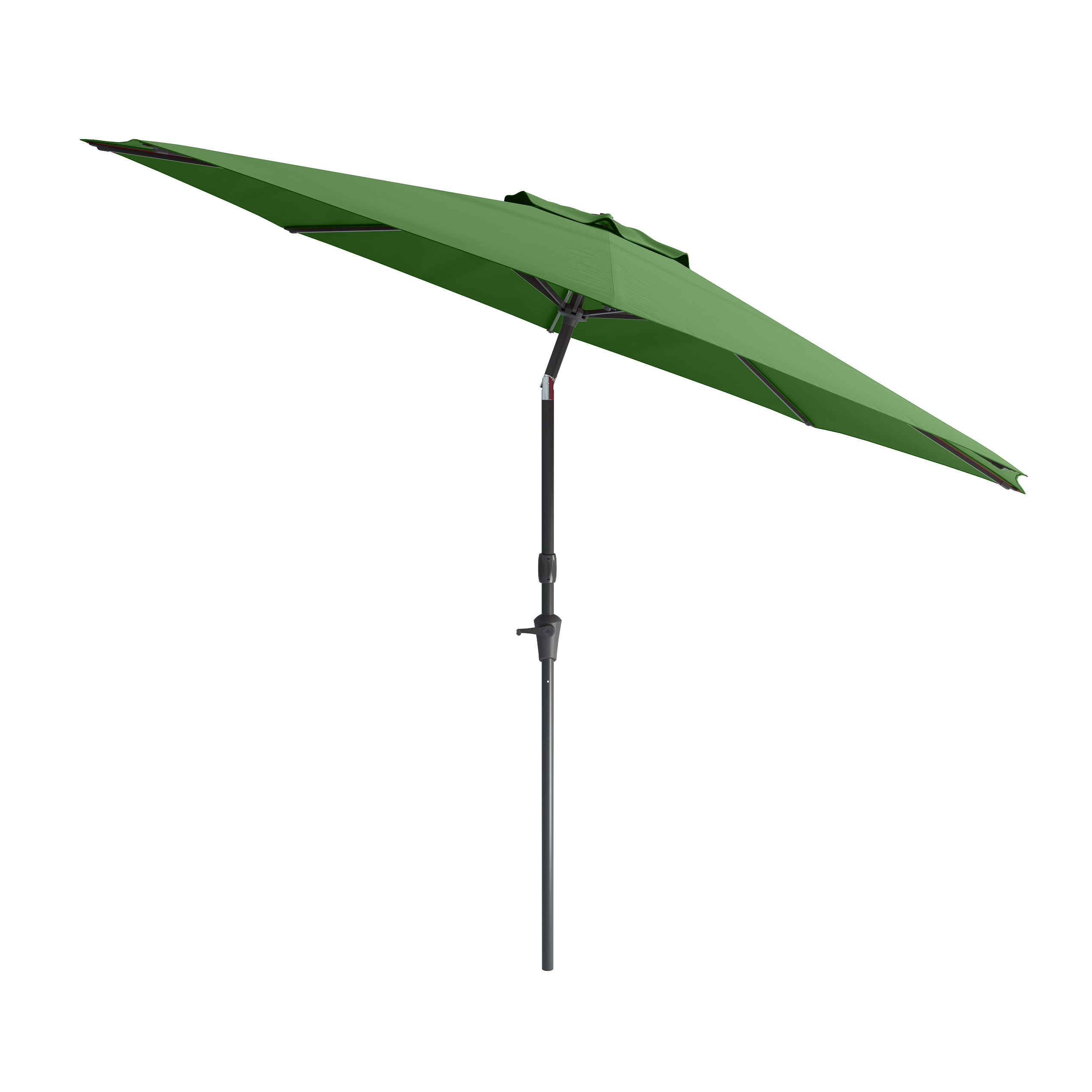 Uv And Wind Resistant Tilting Patio Umbrella In Forest Green Uv And Wind Resistant Tilting Patio Umbrella In Forest Green